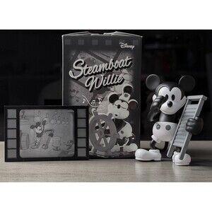 Pop Mart x Disney Steamboat Willie- Open Box - Thumb- Mickey Mouse